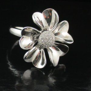 Affinity Diamond 1/10 ct Pave' Flower Ring